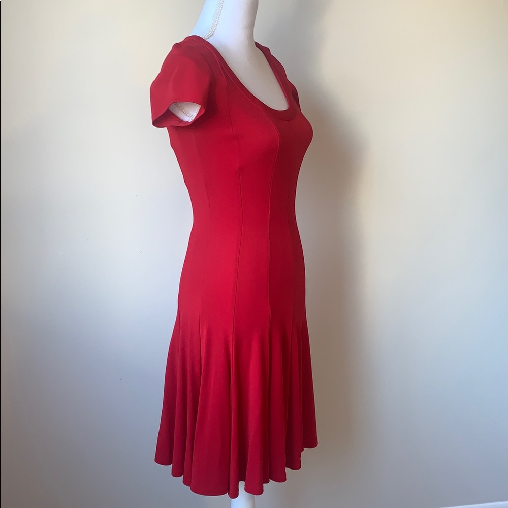 Moda International Red Dress Size 6 - Picture 6 of 7